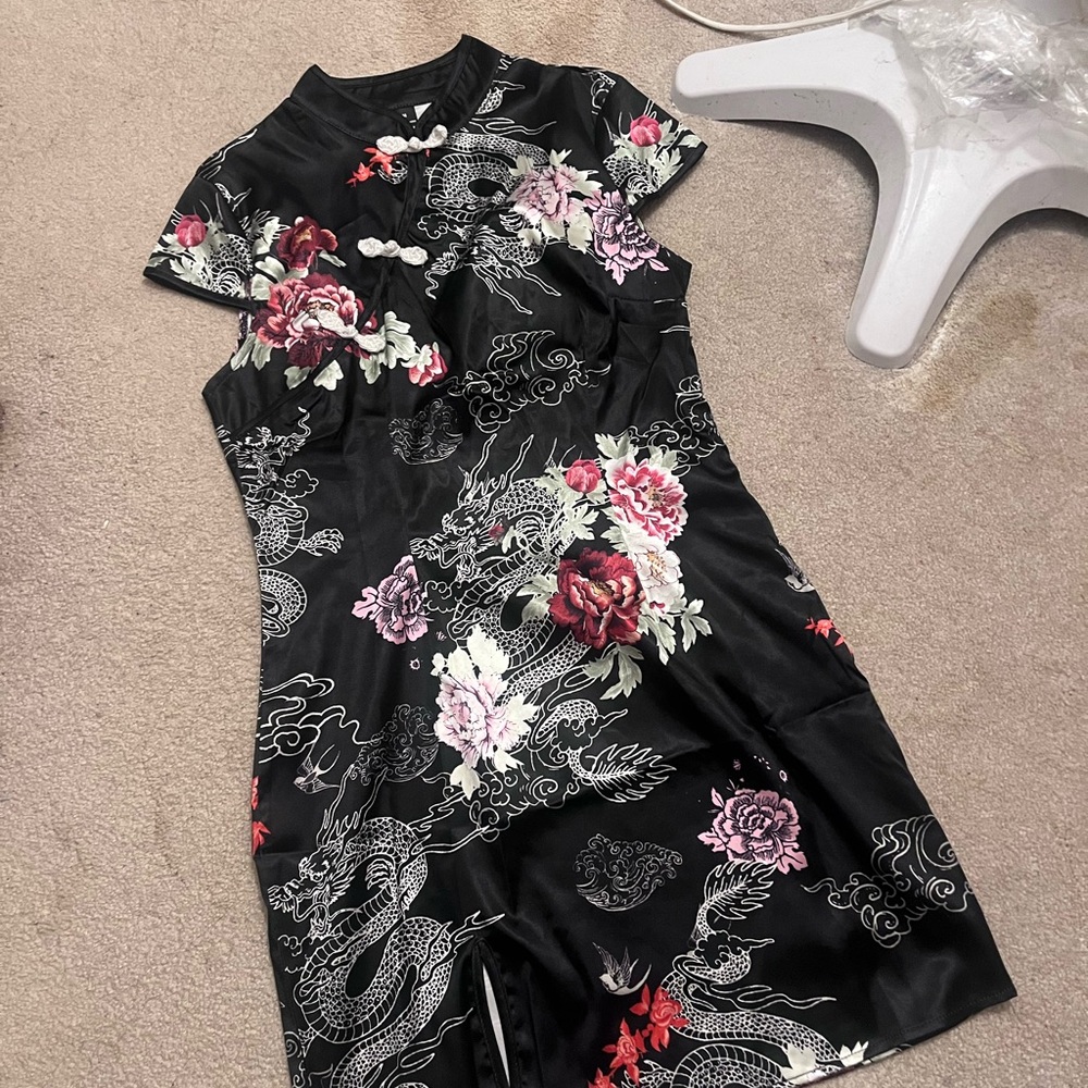 Black Qipao Dress